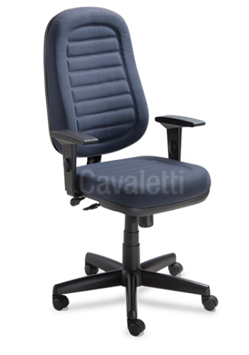 Cadeira para escritório giratória presidente 6001 SYNCRON  Braço SL -  Linha Star Plus - Cavaletti - Base Polaina