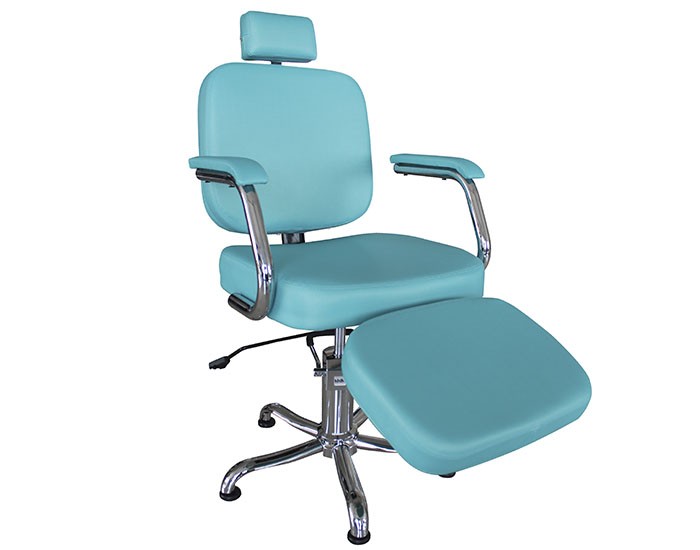 Cadeira Toronto - Encosto Reclinável - Com Cabeçote - Com Descanso de Pernas - Kixiki Móveis