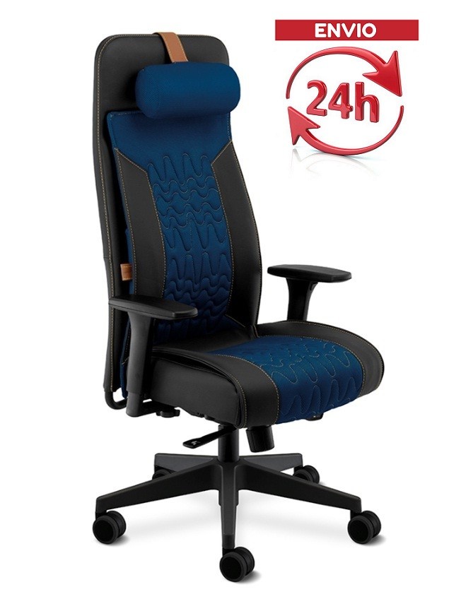 Cadeira Gamer Way - Presidente 19900 AC - Syncron -Apoio de Lombar - Regulagem Profundidade do Assento - RODÍZIO 65MM PU   - BRAÇO 4D - Cavaletti - Base Nylon