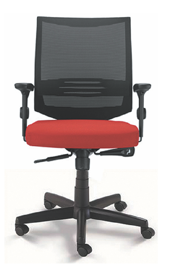 Cadeira para escritório giratória 27001 - Syncron - Linha Air - Braço SL - Cavaletti - Base Polaina
