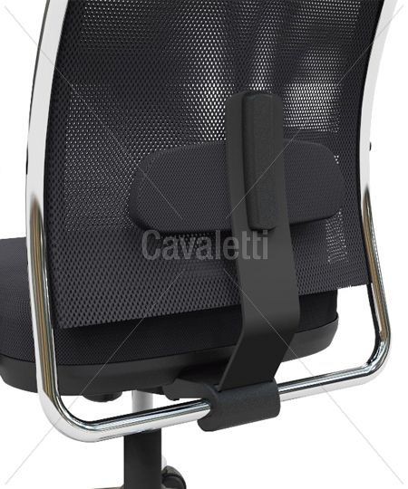 Cadeira para escritório giratória presidente 16001 AC - Syncron - (LR) - Linha NewNet - BRAÇO 3D - Cavaletti - Base Nylon - 