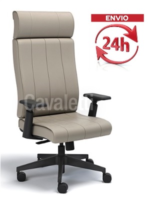 Cadeira para escritório giratória presidente 20501 - Syncron - Linha Essence - BRAÇO 4D - Cavaletti - Base Nylon - 